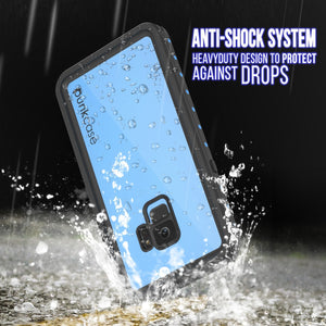 Galaxy S9 Waterproof Case PunkCase StudStar Light Blue Thin 6.6ft Underwater IP68 ShockProof (Color in image: red)