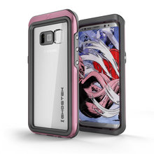 Load image into Gallery viewer, Galaxy S8 Waterproof Case, Ghostek Atomic 3 Series| Underwater | Shockproof | Dirt-proof | Snow-proof | Aluminum Frame | Ultra Fit | Swimming | (Pink) (Color in image: Pink)
