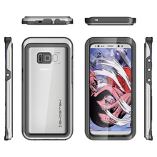 Load image into Gallery viewer, Galaxy S8 Waterproof Case, Ghostek Atomic 3 Series| Underwater | Shockproof | Dirt-proof | Snow-proof | Aluminum Frame | Ultra Fit | (Silver) (Color in image: Pink)
