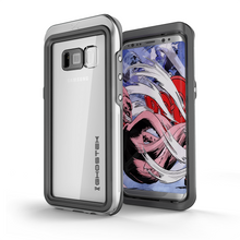 Load image into Gallery viewer, Galaxy S8 Waterproof Case, Ghostek Atomic 3 Series| Underwater | Shockproof | Dirt-proof | Snow-proof | Aluminum Frame | Ultra Fit | (Silver) (Color in image: Silver)
