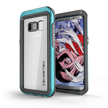 Load image into Gallery viewer, Galaxy S8 Waterproof Case, Ghostek Atomic 3 Series| Underwater | Shockproof | Dirt-proof | Snow-proof | Aluminum Frame | Ultra Fit | Swimming | (Teal) (Color in image: Teal)
