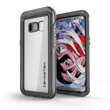 Load image into Gallery viewer, Galaxy S8 Waterproof Case, Ghostek Atomic 3 Series| Underwater | Shockproof | Dirt-proof | Snow-proof | Aluminum Frame | Ultra Fit | (Black) (Color in image: Black)
