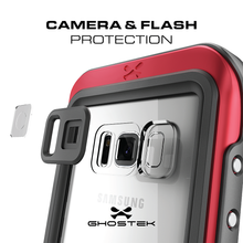 Load image into Gallery viewer, Galaxy S8 Plus Waterproof Case, Ghostek Atomic 3 Series| Underwater | Shockproof | Dirt-proof | Snow-proof | Aluminum Frame | Ultra Fit | (Teal) (Color in image: Pink)

