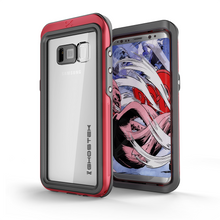 Load image into Gallery viewer, Galaxy S8 Plus Waterproof Case, Ghostek Atomic 3 Series| Underwater | Shockproof | Dirt-proof | Snow-proof | Aluminum Frame | Ultra Fit | (Red) (Color in image: Red)
