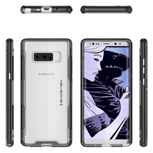 Load image into Gallery viewer, Galaxy Note 8 Case, Ghostek Cloak 3 Galaxy Note 8 Clear Transparent Bumper Case Note 8 2017 | BLACK (Color in image: Pink)
