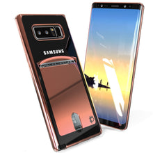 Charger l&#39;image dans la galerie, Galaxy Note 8 Case, PUNKCASE® LUCID Rose Gold Series | Card Slot | SHIELD Screen Protector (Color in image: Gold)
