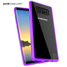 Load image into Gallery viewer, Galaxy Note 8 Case, PUNKcase [LUCID 2.0 Series] [Slim Fit] Armor Cover w/Integrated Anti-Shock System &amp; Screen Protector [Purple] (Color in image: White)
