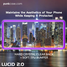 Load image into Gallery viewer, Galaxy Note 8 Case, PUNKcase [LUCID 2.0 Series] [Slim Fit] Armor Cover w/Integrated Anti-Shock System &amp; Screen Protector [Purple] (Color in image: Crystal Black)
