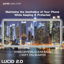 Load image into Gallery viewer, Galaxy Note 8 Case, PUNKcase [LUCID 2.0 Series] [Slim Fit] Armor Cover w/Integrated Anti-Shock System &amp; Screen Protector [Crystal Black] (Color in image: Clear)
