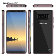 Charger l&#39;image dans la galerie, Galaxy Note 8 Case, PUNKcase [LUCID 2.0 Series] [Slim Fit] Armor Cover w/Integrated Anti-Shock System &amp; Screen Protector [Crystal Pink] (Color in image: Teal)
