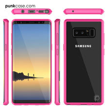 Charger l&#39;image dans la galerie, Galaxy Note 8 Case, PUNKcase [LUCID 2.0 Series] [Slim Fit] Armor Cover w/Integrated Anti-Shock System &amp; Screen Protector [Pink] (Color in image: Purple)
