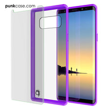 Load image into Gallery viewer, Galaxy Note 8 Case, PUNKcase [LUCID 2.0 Series] [Slim Fit] Armor Cover w/Integrated Anti-Shock System &amp; Screen Protector [Purple] (Color in image: Black)
