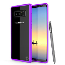 Load image into Gallery viewer, Galaxy Note 8 Case, PUNKcase [LUCID 2.0 Series] [Slim Fit] Armor Cover w/Integrated Anti-Shock System &amp; Screen Protector [Purple] (Color in image: Purple)
