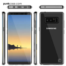 Load image into Gallery viewer, Galaxy Note 8 Case, PUNKcase [LUCID 2.0 Series] [Slim Fit] Armor Cover w/Integrated Anti-Shock System &amp; Screen Protector [Clear] (Color in image: White)
