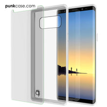 Charger l&#39;image dans la galerie, Galaxy Note 8 Case, PUNKcase [LUCID 2.0 Series] [Slim Fit] Armor Cover w/Integrated Anti-Shock System &amp; Screen Protector [White] (Color in image: Clear)

