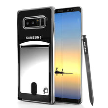 Charger l&#39;image dans la galerie, Galaxy Note 8 Case, PUNKCASE® LUCID Silver Series | Card Slot | SHIELD Screen Protector | Ultra fit (Color in image: Silver)
