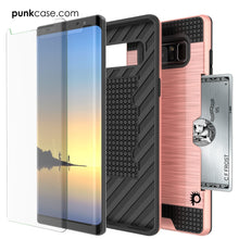 Load image into Gallery viewer, Galaxy Note 8 Case, PUNKcase [SLOT Series] Slim Fit  Samsung Note 8 [Rose] (Color in image: Black)

