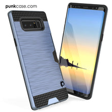 Load image into Gallery viewer, Galaxy Note 8 Case, PUNKcase [SLOT Series] Slim Fit  Samsung Note 8 [Navy] (Color in image: Rose)
