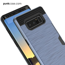 Load image into Gallery viewer, Galaxy Note 8 Case, PUNKcase [SLOT Series] Slim Fit  Samsung Note 8 [Navy] (Color in image: Gold)

