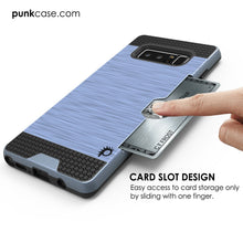 Load image into Gallery viewer, Galaxy Note 8 Case, PUNKcase [SLOT Series] Slim Fit  Samsung Note 8 [Navy] (Color in image: White)
