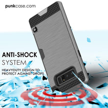 Load image into Gallery viewer, Galaxy Note 8 Case, PUNKcase [SLOT Series] Slim Fit  Samsung Note 8  [Grey] (Color in image: Gold)
