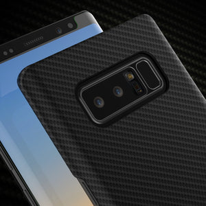 Galaxy Note 8 Case, Punkcase CarbonShield, Heavy Duty with PUNKSHIELD Screen Protector for Samsung Note 8 [jet black] 