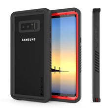Charger l&#39;image dans la galerie, Galaxy Note 8 Case, Punkcase [Extreme Series] [Slim Fit] [IP68 Certified] [Shockproof] Armor Cover W/ Built In Screen Protector [Red] (Color in image: Red)
