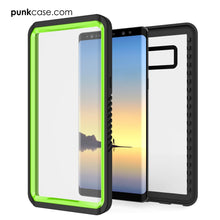 Charger l&#39;image dans la galerie, Galaxy Note 8 Case, Punkcase [Extreme Series] [Slim Fit] [IP68 Certified] [Shockproof] Armor Cover W/ Built In Screen Protector [Light Green] (Color in image: White)
