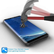 Load image into Gallery viewer, Galaxy S9+ Plus  Clear Punkcase Glass SHIELD Tempered Glass Screen Protector 0.33mm Thick 9H Glass (Color in image: White)
