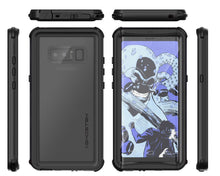 Load image into Gallery viewer, Galaxy Note 8, Ghostek Nautical Series Waterproof Case for Samsung Galaxy Note 8 Heavy Duty | Black 
