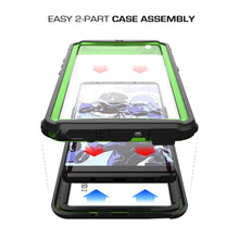 Load image into Gallery viewer, Galaxy Note 8, Ghostek Nautical Series Waterproof Case for Samsung Galaxy Note 8 Heavy Duty | Green (Color in image: Black)
