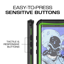 Load image into Gallery viewer, Galaxy Note 8, Ghostek Nautical Series Waterproof Case for Samsung Galaxy Note 8 Heavy Duty | Green 
