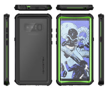 Load image into Gallery viewer, Galaxy Note 8, Ghostek Nautical Series Waterproof Case for Samsung Galaxy Note 8 Heavy Duty | Green 
