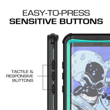 Load image into Gallery viewer, Galaxy Note 8, Ghostek Nautical Galaxy Note 8 Case Military Grade Armor Waterproof Cover | Teal 
