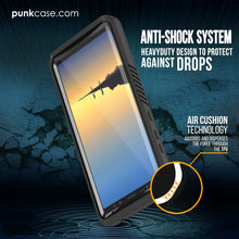 Charger l&#39;image dans la galerie, Galaxy Note 8 Case, Punkcase [Extreme Series] [Slim Fit] [IP68 Certified] [Shockproof] Armor Cover W/ Built In Screen Protector [Black] (Color in image: Pink)
