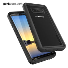Charger l&#39;image dans la galerie, Galaxy Note 8 Case, Punkcase [Extreme Series] [Slim Fit] [IP68 Certified] [Shockproof] Armor Cover W/ Built In Screen Protector [Black] (Color in image: red)
