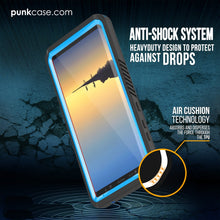 Charger l&#39;image dans la galerie, Galaxy Note 8 Case, Punkcase [Extreme Series] [Slim Fit] [IP68 Certified] [Shockproof] Armor Cover W/ Built In Screen Protector [Light Blue] (Color in image: Pink)
