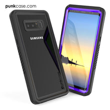 Charger l&#39;image dans la galerie, Galaxy Note 8 Case, Punkcase [Extreme Series] [Slim Fit] [IP68 Certified] [Shockproof] Armor Cover W/ Built In Screen Protector [Purple] (Color in image: Light Blue)
