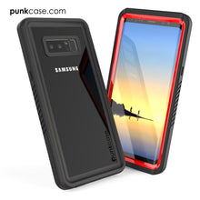 Charger l&#39;image dans la galerie, Galaxy Note 8 Case, Punkcase [Extreme Series] [Slim Fit] [IP68 Certified] [Shockproof] Armor Cover W/ Built In Screen Protector [Red] (Color in image: Pink)
