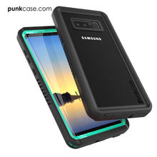 Load image into Gallery viewer, Galaxy Note 8 Case, Punkcase [Extreme Series] [Slim Fit] [IP68 Certified] [Shockproof] Armor Cover W/ Built In Screen Protector [Teal] (Color in image: Pink)
