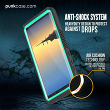 Load image into Gallery viewer, Galaxy Note 8 Case, Punkcase [Extreme Series] [Slim Fit] [IP68 Certified] [Shockproof] Armor Cover W/ Built In Screen Protector [Teal] (Color in image: Black)
