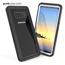 Charger l&#39;image dans la galerie, Galaxy Note 8 Case, Punkcase [Extreme Series] [Slim Fit] [IP68 Certified] [Shockproof] Armor Cover W/ Built In Screen Protector [White] (Color in image: Clear)
