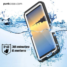 Charger l&#39;image dans la galerie, Galaxy Note 8 Case, Punkcase [Extreme Series] [Slim Fit] [IP68 Certified] [Shockproof] Armor Cover W/ Built In Screen Protector [White] (Color in image: light green)
