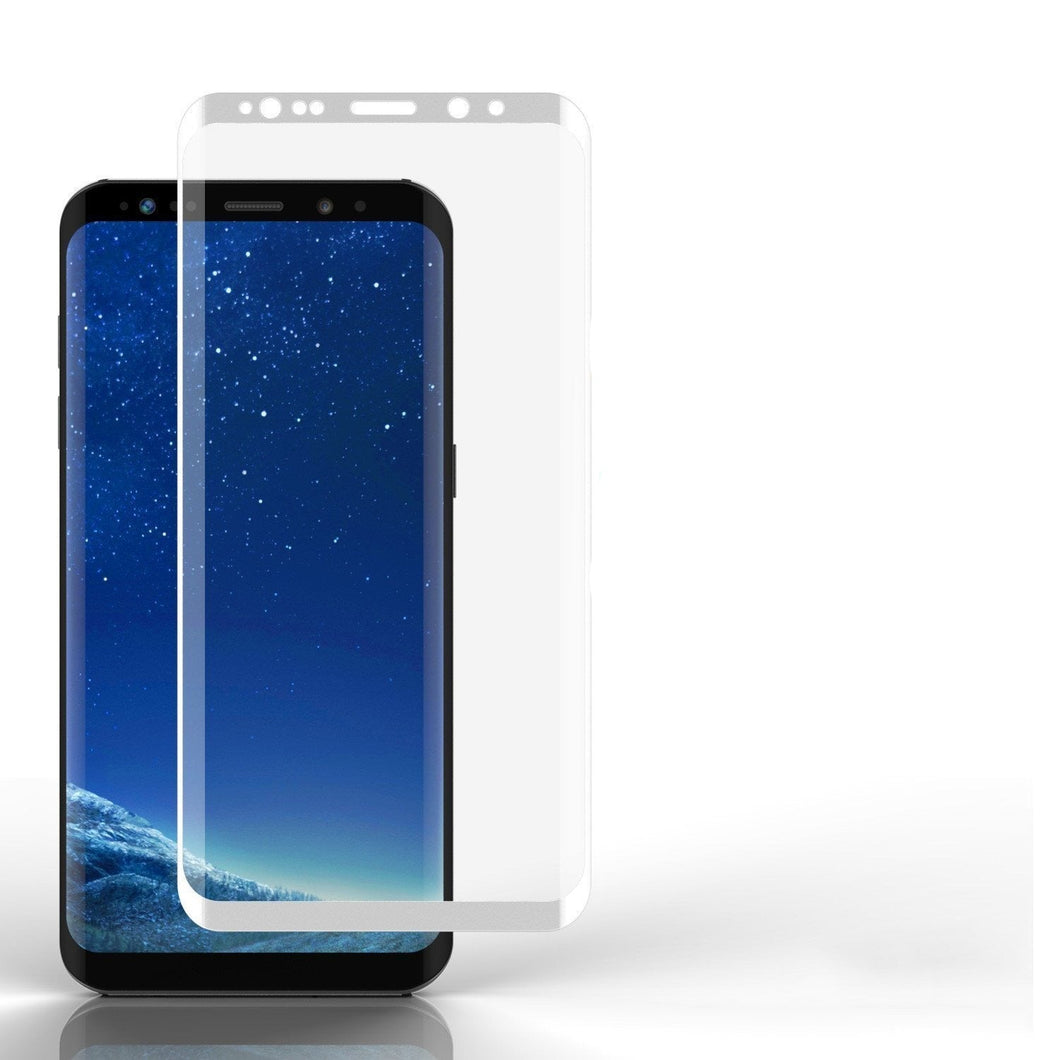 Galaxy S20+ Plus White Punkcase Glass SHIELD Tempered Glass Screen Protector 0.33mm Thick 9H Glass (Color in image: White)