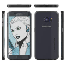 Load image into Gallery viewer, Galaxy S6 Edge+ Plus Case, Ghostek Back Cloak Series Slim Hybrid Impact Armor | Lifetime Warranty (Color in image: silver)
