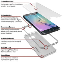 Load image into Gallery viewer, Galaxy S6 Edge+ Plus Case, Ghostek Silver Cloak Series Slim Hybrid Impact Armor | Lifetime Warranty (Color in image: gold)
