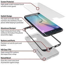 Load image into Gallery viewer, Galaxy S6 Edge+ Plus Case, Ghostek Back Cloak Series Slim Hybrid Impact Armor | Lifetime Warranty (Color in image: gold)
