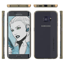 Load image into Gallery viewer, Galaxy S6 Edge+ Plus Case, Ghostek Gold Cloak Series Slim Hybrid Impact Armor | Lifetime Warranty (Color in image: silver)
