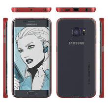 Load image into Gallery viewer, Galaxy S6 Edge+ Plus Case, Ghostek Red Cloak Series Slim Hybrid Impact Armor | Lifetime Warranty (Color in image: gold)
