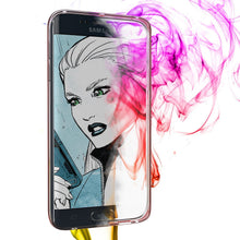 Load image into Gallery viewer, Galaxy S6 Edge+ Plus Case, Ghostek Red Cloak Series Slim Hybrid Impact Armor | Lifetime Warranty (Color in image: black)

